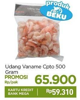 Promo Harga Udang Cooked Vaname 500 gr - Carrefour