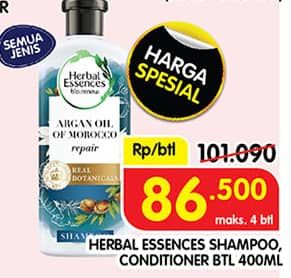 Promo Harga Herbal Essences Shampoo/Conditioner  - Superindo