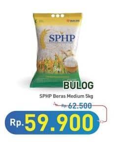 Promo Harga Bulog Beras Medium SPHP 5 kg - Hypermart