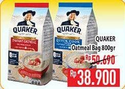 Promo Harga Quaker Oatmeal 800 gr - Hypermart