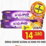 Promo Harga SERENA Kismis Sultana Cookies Kismis per 3 pouch 90 gr - Superindo