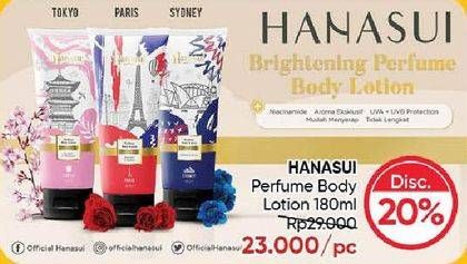 Promo Harga Hanasui Body Lotion Parfume 180 ml - Guardian