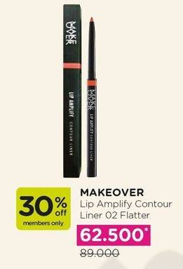 Promo Harga MAKE OVER Lip Amplify Contour Liner 02  - Watsons