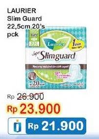 Promo Harga Laurier Super Slimguard Day 22.5cm 20 pcs - Indomaret