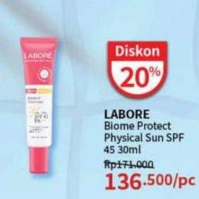 Promo Harga Labore Biome Protect Physical Sunscreen 30 ml - Guardian