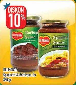 Promo Harga DEL MONTE Cooking Sauce Spaghetti, Barbeque 330 gr - Hypermart
