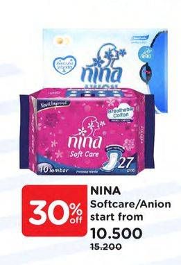 Promo Harga BAGUS NINA Anion/ Soft Care  - Watsons