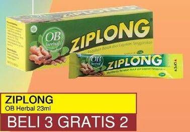 Promo Harga OB HERBAL Ziplong Obat Batuk Herbal per 5 pcs 23 ml - Yogya