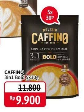 Promo Harga Caffino Kopi Latte 3in1 Bold per 5 sachet 30 gr - Alfamidi