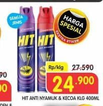 Promo Harga HIT Aerosol 400 ml - Superindo