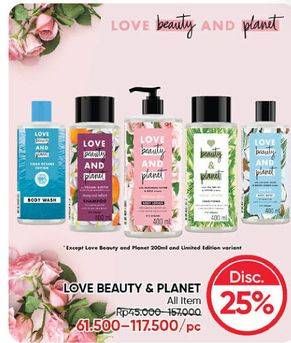 Promo Harga LOVE BEAUTY AND PLANET Product  - Guardian