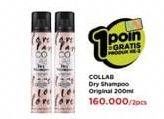 Promo Harga COLAB Dry Shampoo Original per 2 botol 200 ml - Watsons