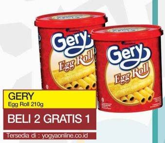 Promo Harga GERY Egg Roll 210 gr - Yogya