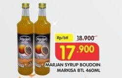 Promo Harga MARJAN Syrup Boudoin Markisa 460 ml - Superindo