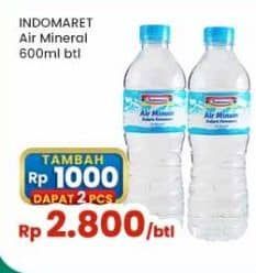Promo Harga Indomaret Air Mineral 600 ml - Indomaret