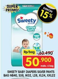 Promo Harga Sweety Silver Pants/Comfort  - Superindo