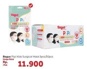 Promo Harga BAGUS Pipi Kids Mask  - Carrefour
