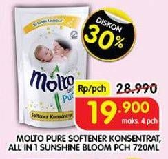 Promo Harga MOLTO Pure Softener, All in 1 Sunshine Bloom  - Superindo
