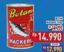 Promo Harga Botan Mackarel 155 gr - Hypermart