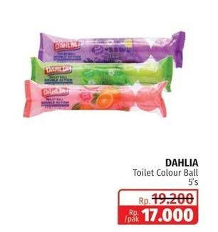 Promo Harga DAHLIA Toilet Color Ball 5 pcs - Lotte Grosir