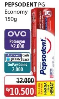 Promo Harga Pepsodent Pasta Gigi Pencegah Gigi Berlubang 150 gr - Alfamidi