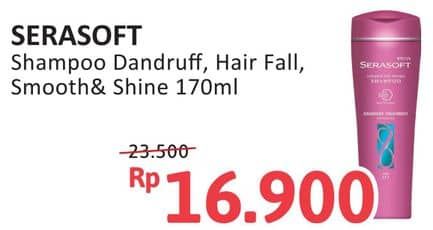 Promo Harga Serasoft Shampoo Anti Dandruff, Hairfall Treatment, Smooth Shine 170 ml - Alfamidi