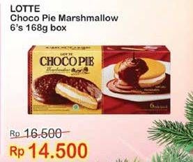Promo Harga LOTTE Chocopie Marshmallow per 6 pcs 168 gr - Indomaret