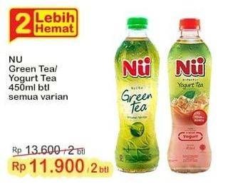 Promo Harga NU Yogurt/Green Tea  - Indomaret