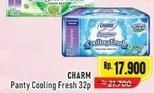 Promo Harga Charm Pantyliner Cooling Fresh Slim 32 pcs - Alfamart