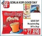 Promo Harga Good Day Instant Coffee 3 in 1 per 30 sachet 20 gr - Hypermart