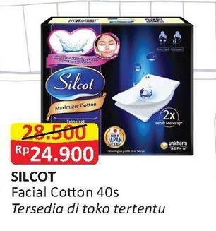 Promo Harga SILCOT Maximizer Cotton 40 pcs - Alfamart