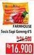 Promo Harga Farmhouse Sosis Sapi Goreng 180 gr - Hypermart