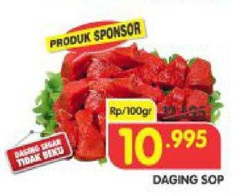 Promo Harga Daging Sop per 100 gr - Superindo