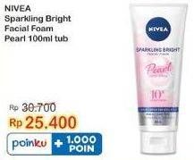 Promo Harga Nivea Facial Foam Sparkling Bright 100 ml - Indomaret