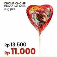 Promo Harga Chomp Chomp Choco Loli Love 30 gr - Indomaret