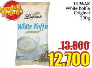 Promo Harga Luwak White Koffie 200 gr - Giant