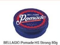 Promo Harga BELLAGIO HOMME Pomade High Shine Strong Hold Red 80 gr - Alfamart