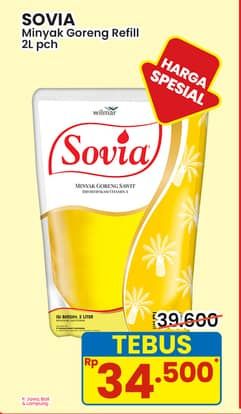 Promo Harga Sovia Minyak Goreng 2000 ml - Indomaret