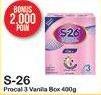 Promo Harga S26 Procal Susu Pertumbuhan Vanilla 400 gr - Alfamart