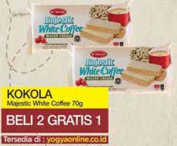 Promo Harga KOKOLA Majestik Wafer Cream White Coffee 80 gr - Yogya