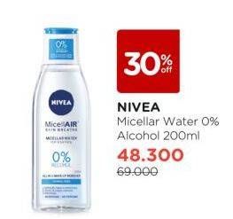 Promo Harga Nivea MicellAir Skin Breathe Micellar Water 200 ml - Watsons