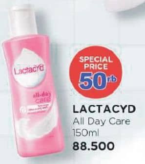 Promo Harga Lactacyd Pembersih Kewanitaan All Day Care 150 ml - Watsons