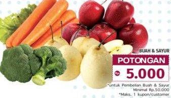 Promo Harga Buah & Sayur  - LotteMart