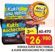 Promo Harga KOKOLA Cookies Susu Vanila, Mochachino per 3 pcs 218 gr - Superindo