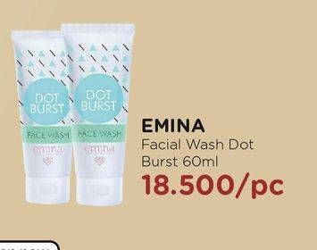 Promo Harga EMINA Face Wash Dot Burst 60 ml - Watsons