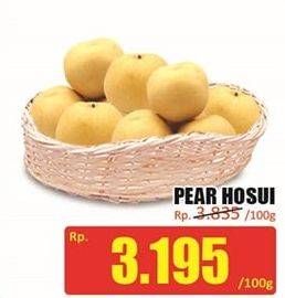 Promo Harga Pear Hosui per 100 gr - Hari Hari