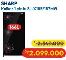 Promo Harga Sharp SJ-X185/187MG  - Hypermart