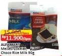 Promo Harga Alfamart Meises Choco Rice Milk, Cokelat 90 gr - Alfamart