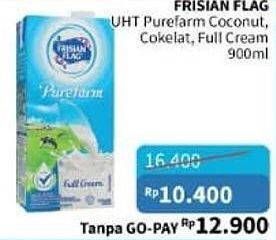 Promo Harga FRISIAN FLAG Susu UHT Purefarm Coconut Delight, Chocolate, Full Cream 900 ml - Alfamidi