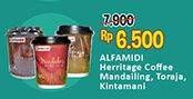 Promo Harga Alfamidi Heritage Coffee Mandailing, Toraja, Kintamani  - Alfamidi
